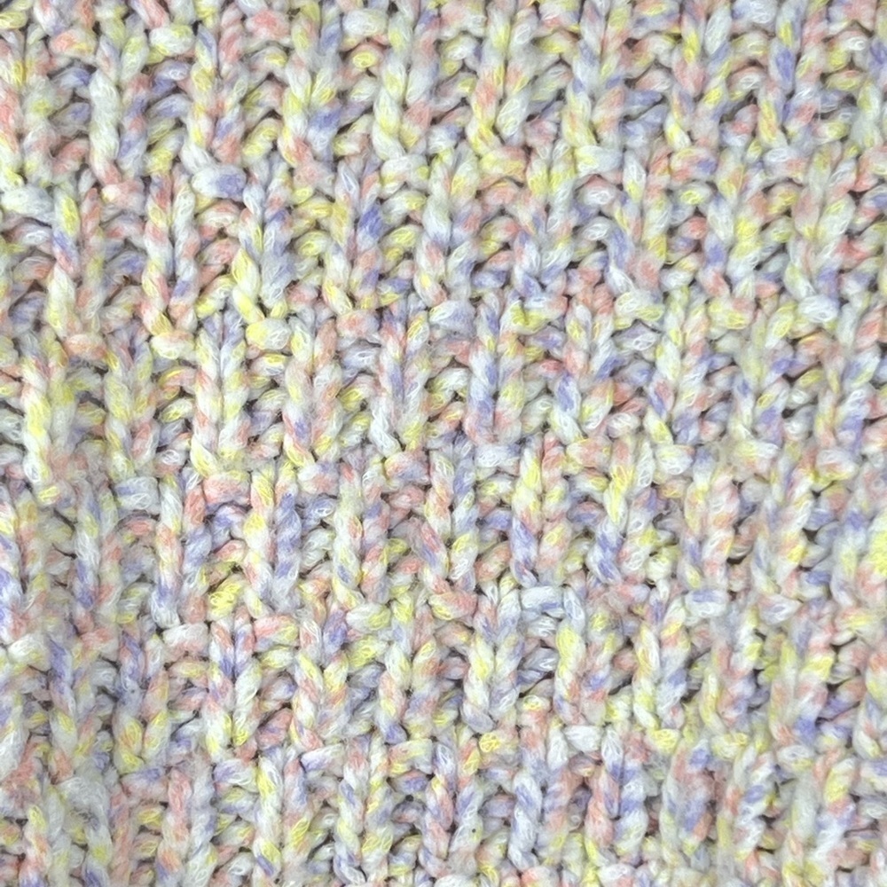 Universal Thread Excellent Condition Chunky Knit Pastel Multicolor Cozy Sz M - Picture 4 of 7